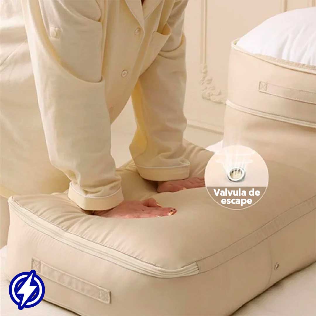 ORGANIZADOR DE SABANAS DE COMPRESION- AHORRA ESPACIO INTELIGENTE