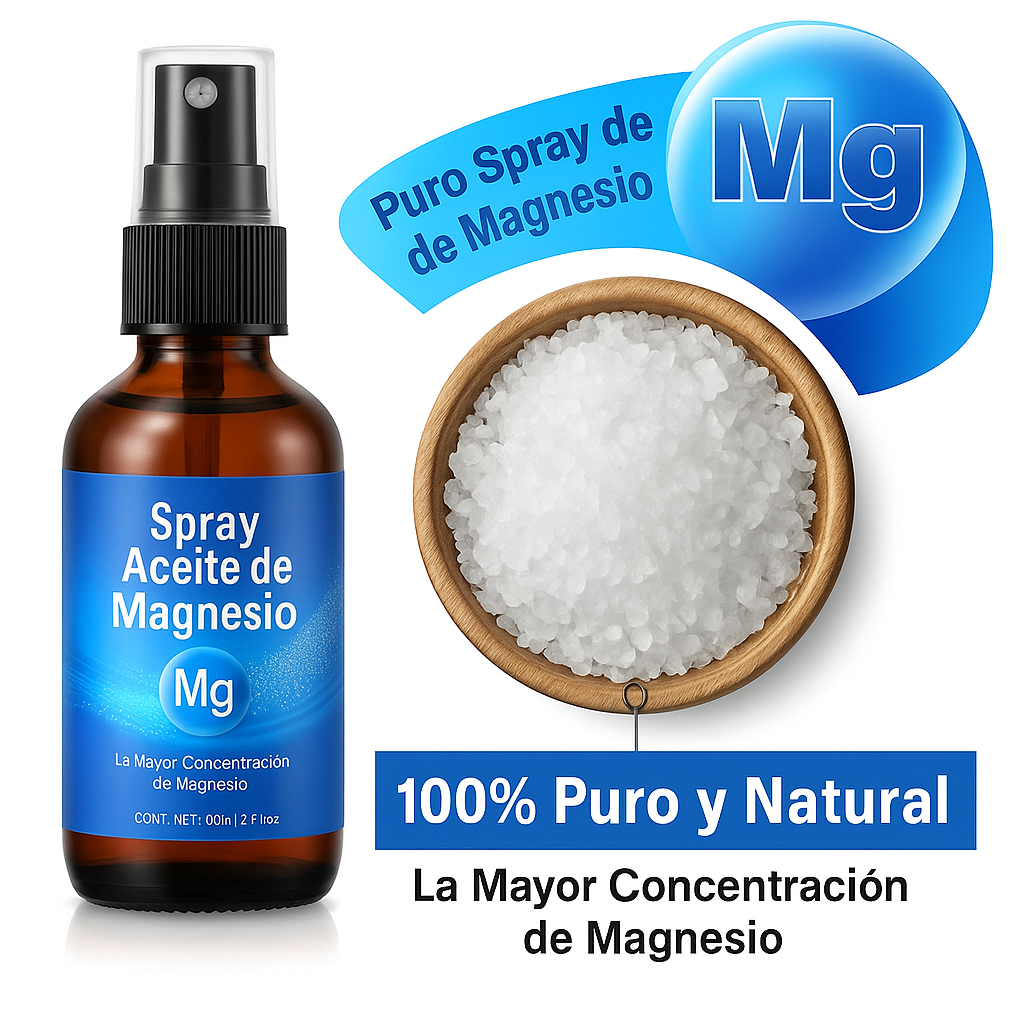 Magpure® Spray de Magnesio puro natural para pies🦶