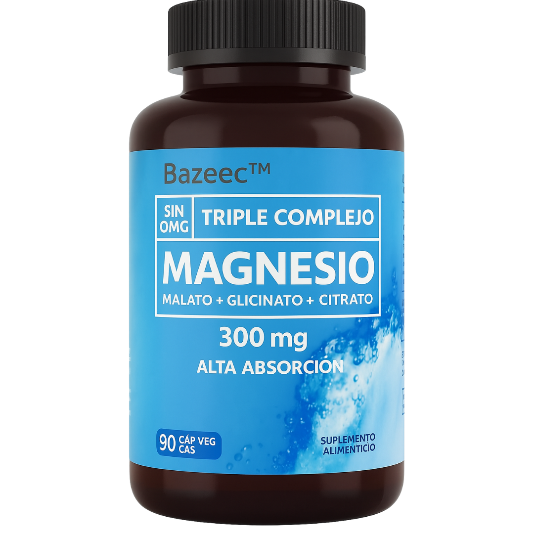 Bazeec® Nuevo magnesio triple complejo: Elimina cualquier problema de salud