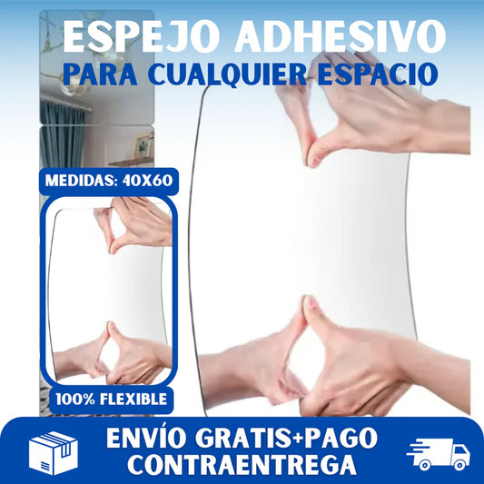 REFLEJA HOGAR® - Espejo adhesivo para cualquier tipo de espacios
